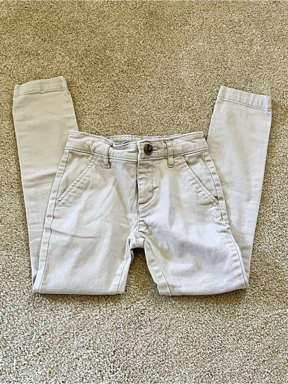 Girls Skinny School Uniform Pants, size 8 slim